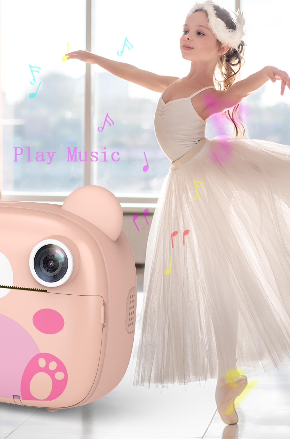 Kids Camera Instant Print, 3.0" HD Screen Kids Instant Cameras, Christmas Birthday Gifts for Girls Boys