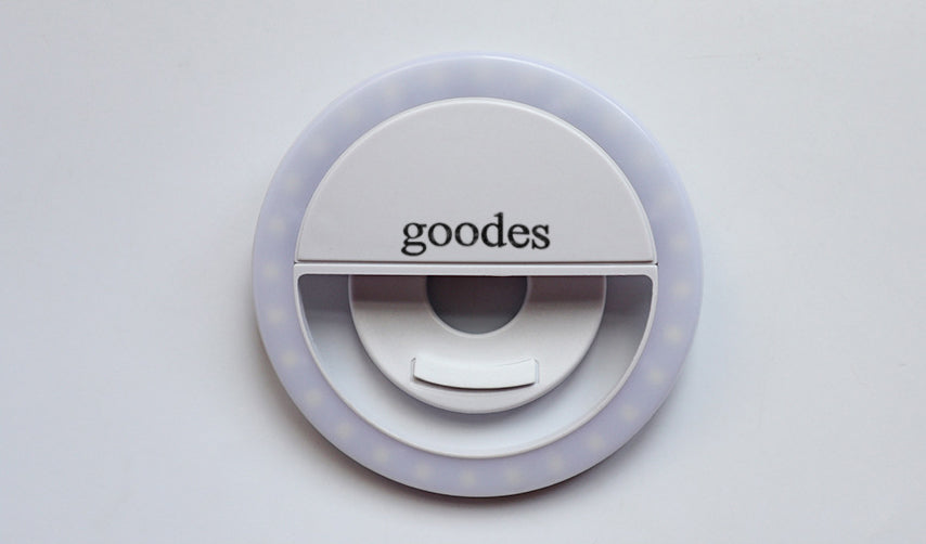 Goodes Mobile phone fill light, beauty selfie flash LED round live light