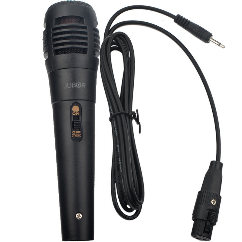 Jubor Wired Microphone for Bluetooth Speaker, Rod Sound 3.55MM/6.35mm Wired Microphone Mark