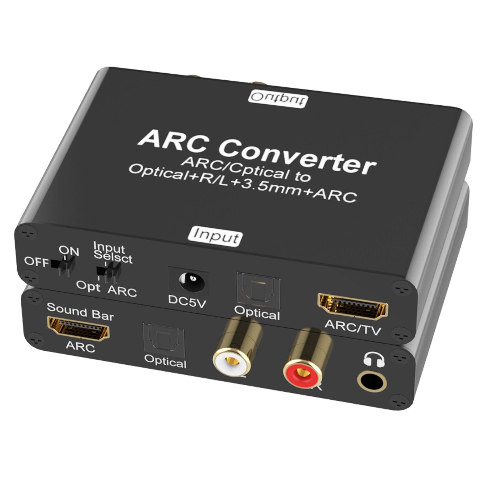 Tendak 192KHz ARC Audio Converter, HDMI ARC Audio Extractor DAC Conver