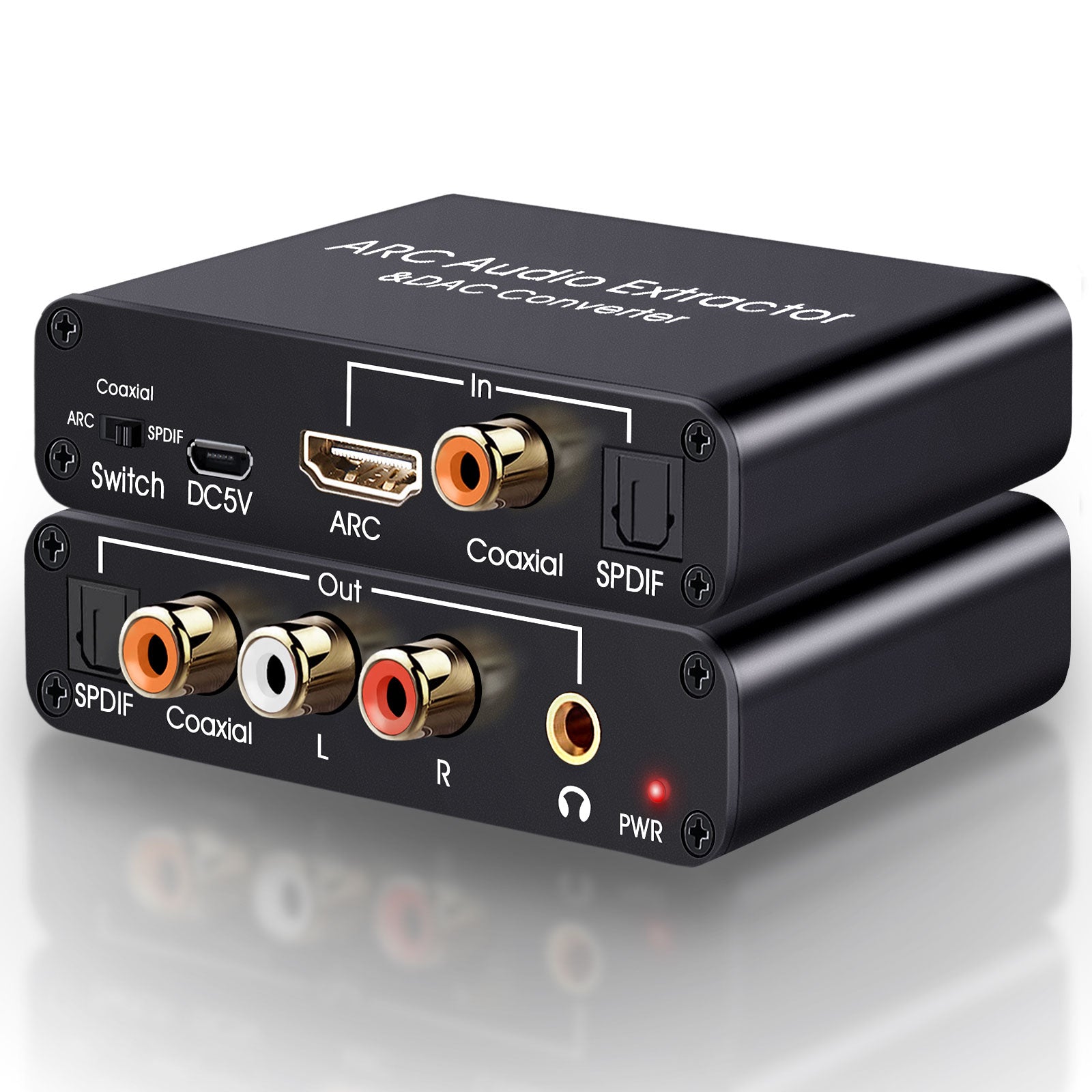 HDMI ARC Audio Extractor, Tendak 192KHz ARC Audio Extractor DAC Conver