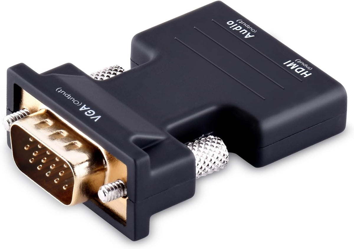 Adattatore HDMI A VGA Con Audio | Unidirezionale | Per PC, Laptop, TV Stick | 1080p | Cavi Inclusi - Foto 6