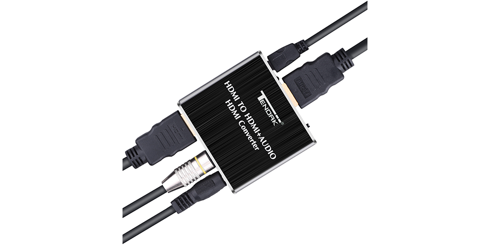 HDMI 2.1 Audio Extractor, 8k HDMI to HDMI with Audio (Optical SPDIF +  Coaxial + L/R Stereo +3.5mm Audio) Adapter for Connecting Sound System to