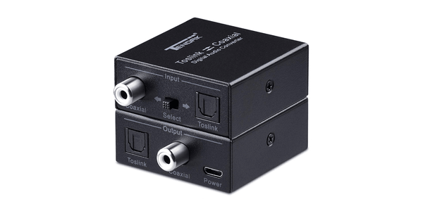 Optical to Coaxial SPDIF to Coax  Coaxial to Optical Toslink | Tendak