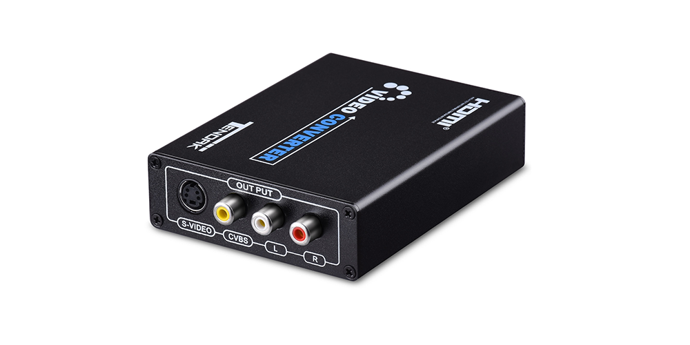 HDMI to Composite 3RCA S-Video Audio Vdieo Converter Tendak