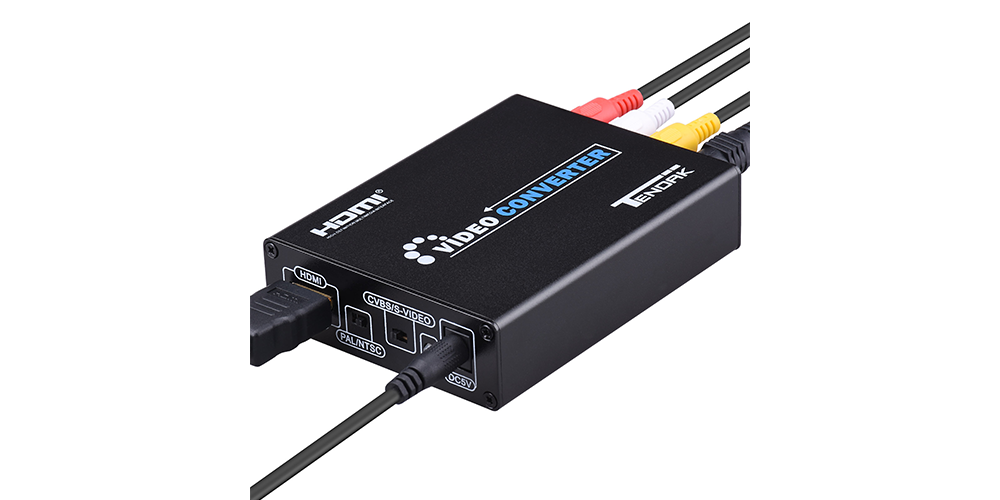 HDMI to Composite 3RCA AV S-Video R/L Audio Vdieo Converter Adapter ...