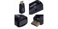 1080P HDMI to VGA Gold Plated Active Video Adapter | Tendak