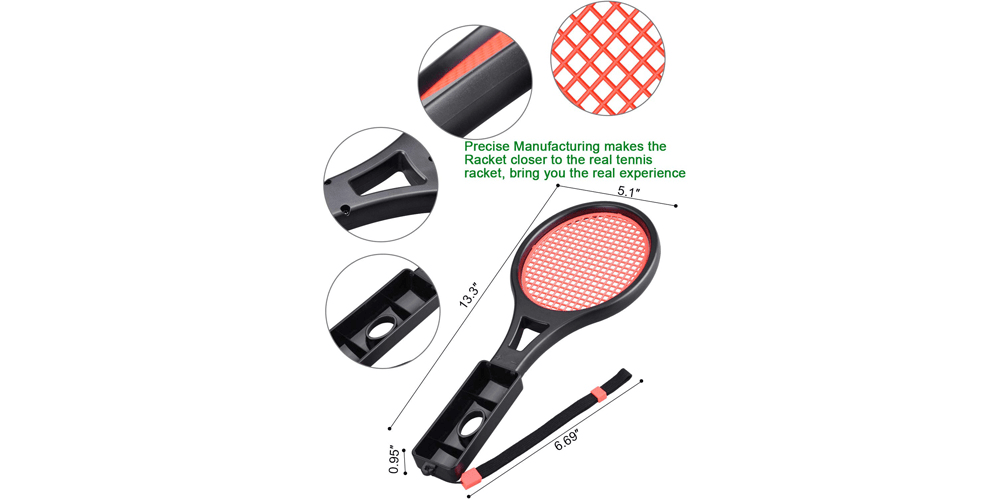 Tennis Racket Compatible with Nintendo Switch | Tendak